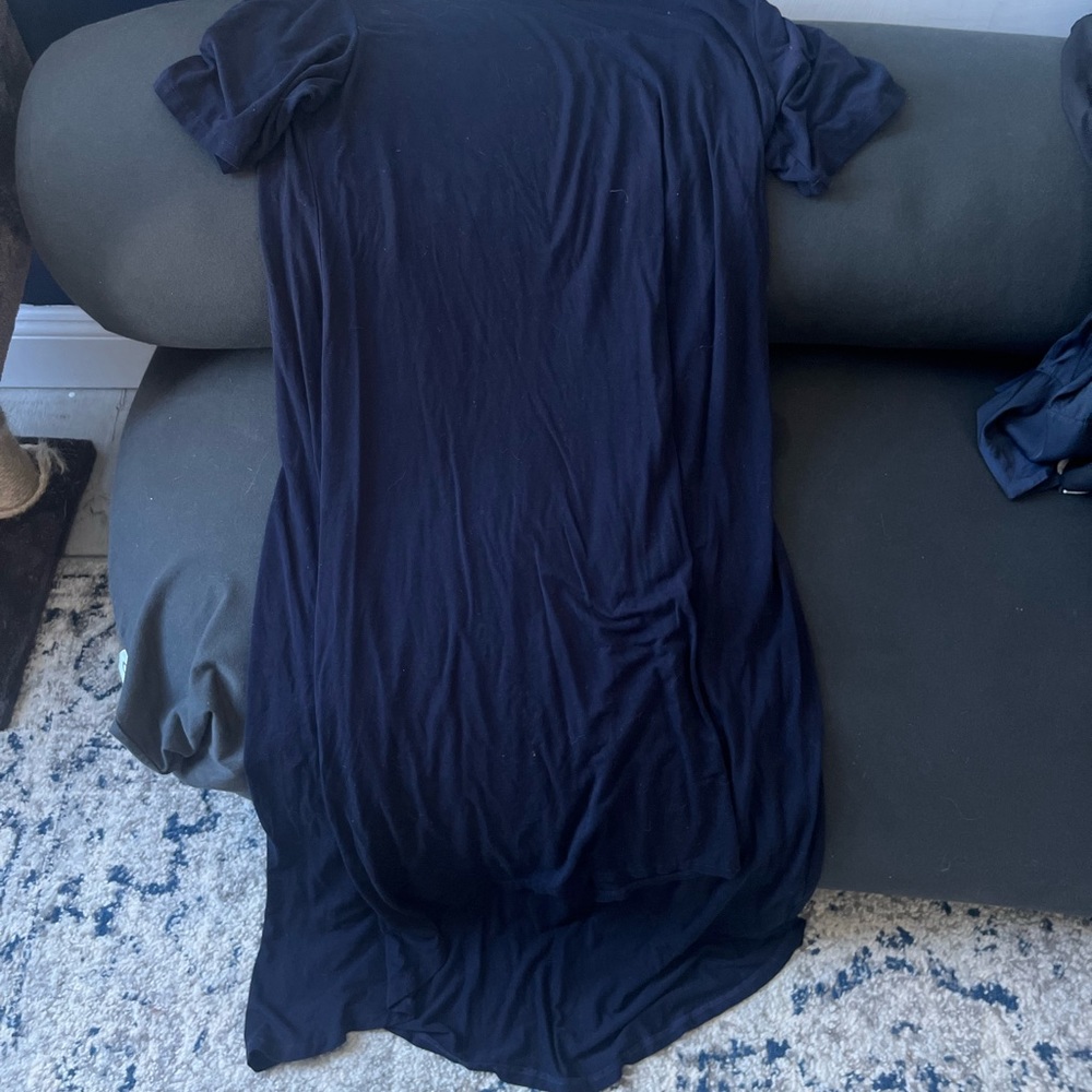 Navy maxi dress
